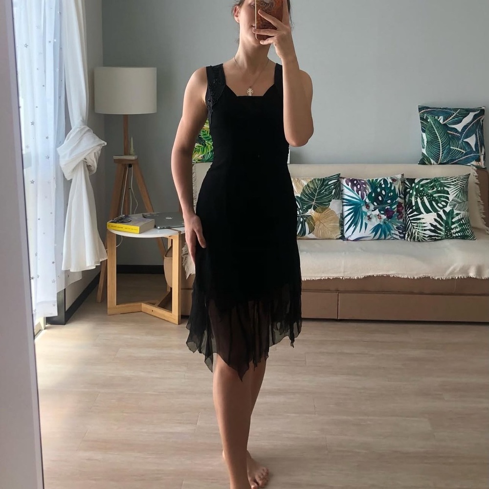 To The Max Black Cocktail Dress